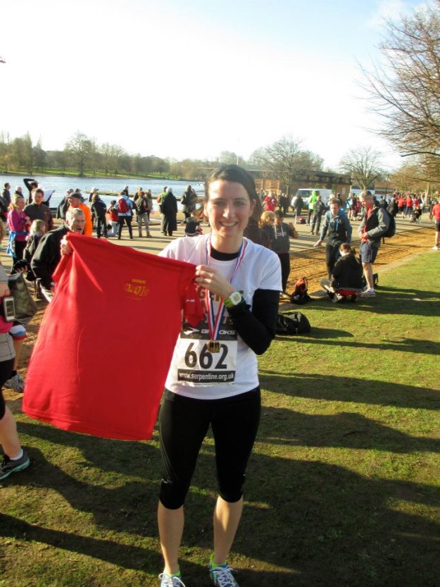 Big girl, bigger t-shirt.