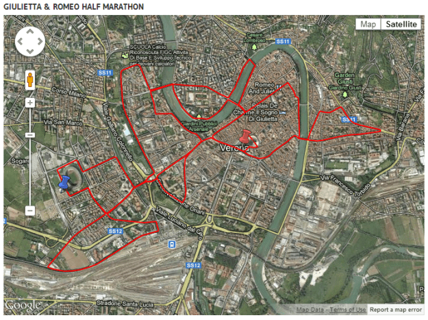 giuliettaromeohalfmarathonmap