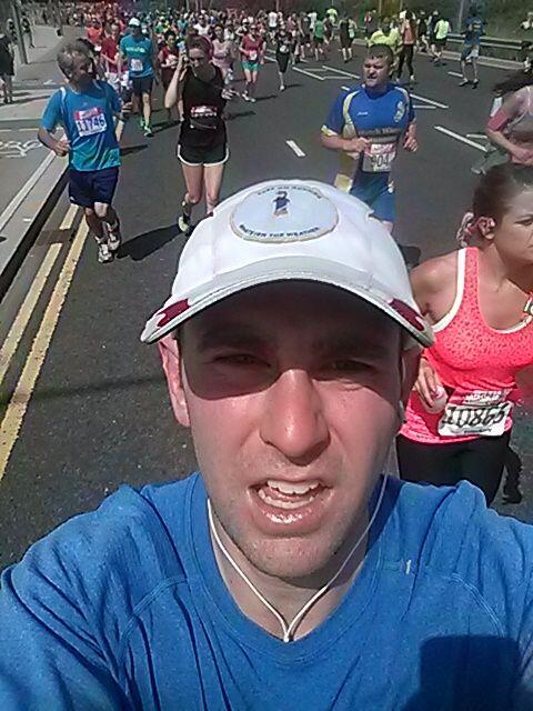 Alex's amazing first ever #runselfie