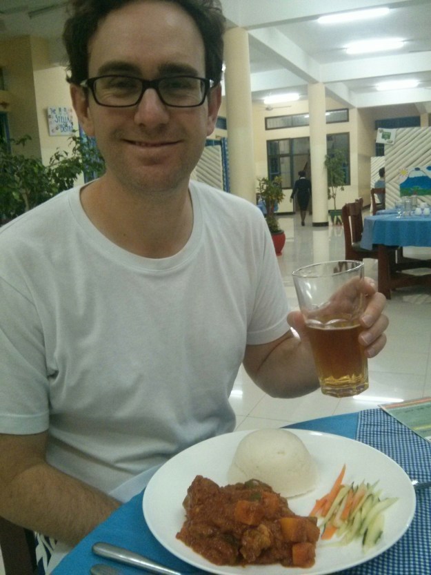 We ate as much ugali as possible before the trek. If it's good enough for Wilson Kipsang it's good enough for us.