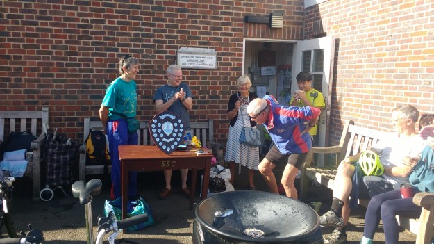 Winner of oldest finisher :) 